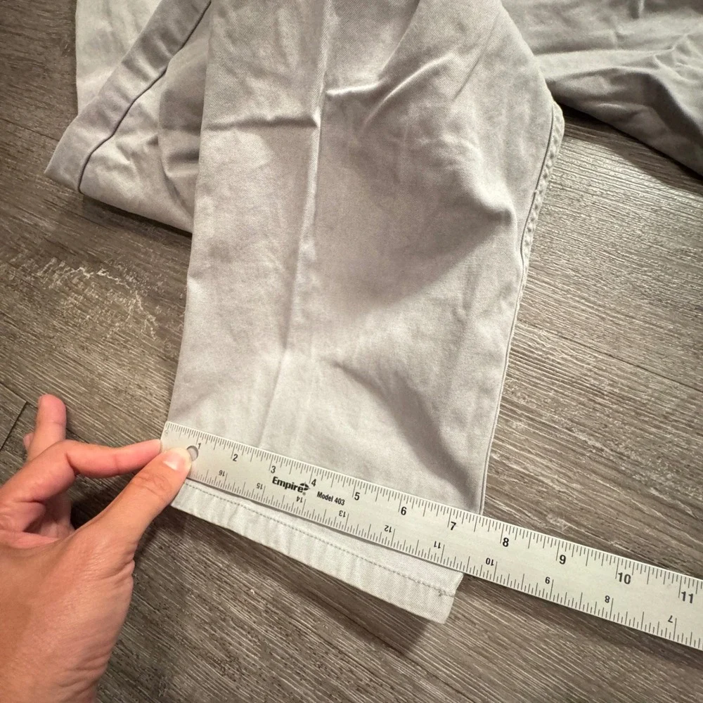 Bonobos Pants Mens 32 Gray 100% Cotton Slim Chino Preppy Quiet Luxury 32x31